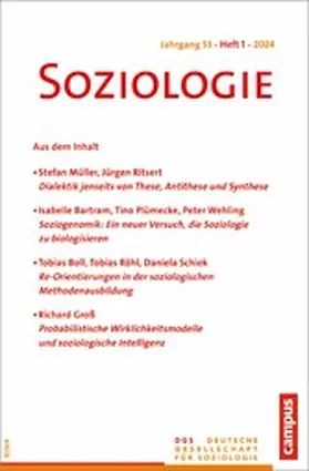 Baecker / Nissen / Lange | Soziologie 01/2024 | E-Book | sack.de