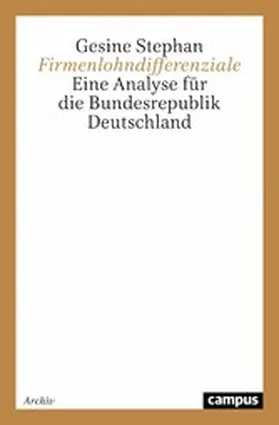 Stephan |  Firmenlohndifferenziale | eBook | Sack Fachmedien