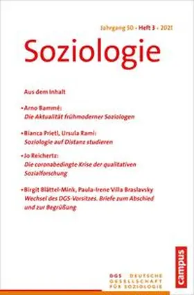 Baecker |  Soziologie 3/2021 | Buch |  Sack Fachmedien