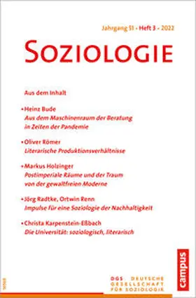 Baecker |  Soziologie 03/2022 | Buch |  Sack Fachmedien
