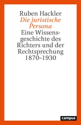 Hackler |  Die juristische Persona | Buch |  Sack Fachmedien