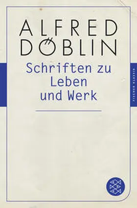 Döblin |  Schriften zu Leben und Werk | Buch |  Sack Fachmedien