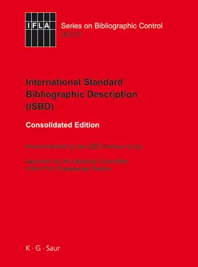  ISBD: International Standard Bibliographic Description | Buch |  Sack Fachmedien