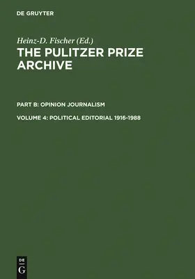 Fischer |  Political Editorial 1916-1988 | Buch |  Sack Fachmedien