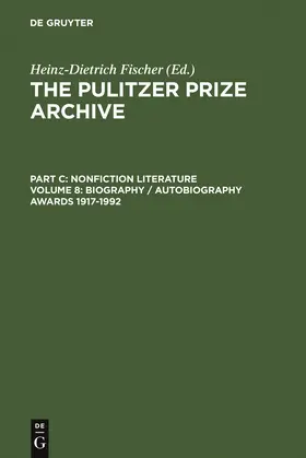 Fischer | Biography / Autobiography Awards 1917-1992 | Buch | 978-3-598-30178-0 | sack.de