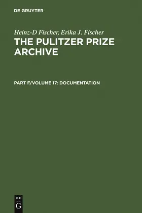 Fischer |  Complete Historical Handbook of the Pulitzer Prize System 1917-2000 | Buch |  Sack Fachmedien