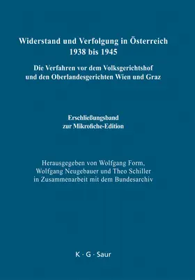  Erschließungsband zur Mikrofiche-Edition | Buch |  Sack Fachmedien