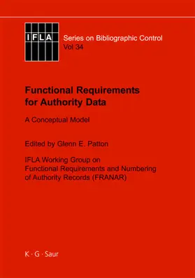 Patton |  Functional Requirements for Authority Data | eBook | Sack Fachmedien