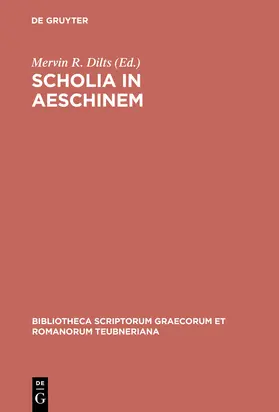 Dilts | Scholia in Aeschinem | Buch | 978-3-598-71011-7 | sack.de