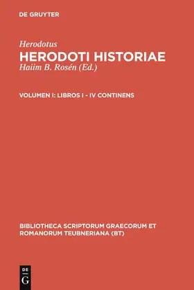 Herodotus / Rosén | Libri I - IV | Buch | 978-3-598-71403-0 | sack.de