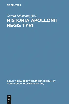 Schmeling | Historia Apollonii Regis Tyri | Buch | 978-3-598-71425-2 | sack.de
