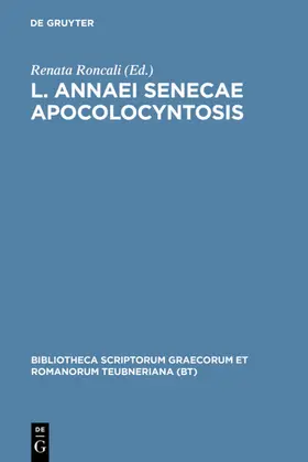 Seneca / Roncali |  Apocolocyntosis | Buch |  Sack Fachmedien