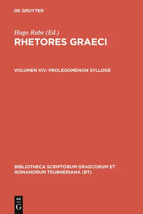Rabe | Prolegomenon Sylloge | Buch | 978-3-598-71935-6 | sack.de
