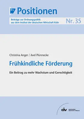 Anger / Plünnecke |  Frühkindliche Förderung | eBook | Sack Fachmedien