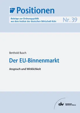 Busch |  Der EU-Binnenmarkt | eBook | Sack Fachmedien