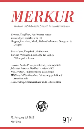 Demand / Knörer |  MERKUR 7/2025, Jg.79 | eBook | Sack Fachmedien