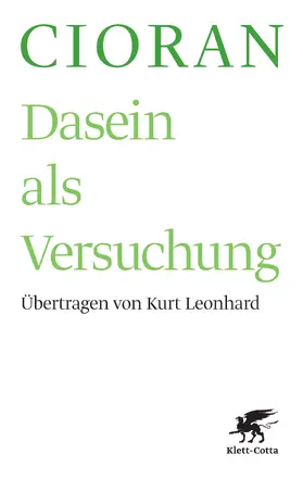 Cioran |  Dasein als Versuchung | Buch |  Sack Fachmedien