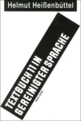 Heißenbüttel |  Textbücher / Textbuch 11 in gereinigter Sprache (Textbücher, Bd.) | Buch |  Sack Fachmedien