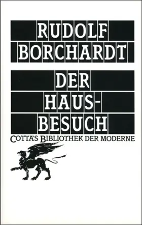 Borchardt |  Der Hausbesuch (Cotta's Bibliothek der Moderne, Bd. 82) | Buch |  Sack Fachmedien