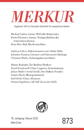 Demand / Knörer |  MERKUR Gegründet 1947 als Deutsche Zeitschrift für europäisches Denken - 2/2022 | Buch |  Sack Fachmedien