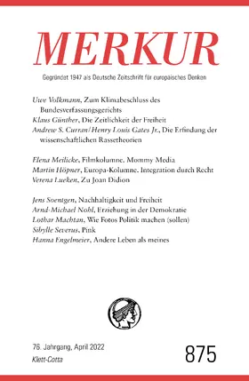 Demand / Knörer |  MERKUR Gegründet 1947 als Deutsche Zeitschrift für europäisches Denken - 4/2022 | Buch |  Sack Fachmedien