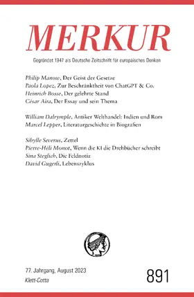 Demand / Knörer |  MERKUR  8/2023 | Buch |  Sack Fachmedien