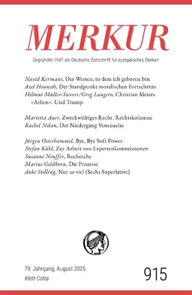 Demand / Knörer |  MERKUR 8/2025, Jg.79 | Buch |  Sack Fachmedien