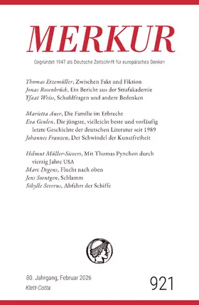 Knörer / Demand | MERKUR 2/2026, Jg.80 | Buch | 978-3-608-97719-6 | www2.sack.de