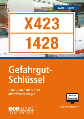 Kühn / Birett |  Gefahrgut-Schlüssel CD-ROM Ausgabe 2016/2017 | Sonstiges |  Sack Fachmedien