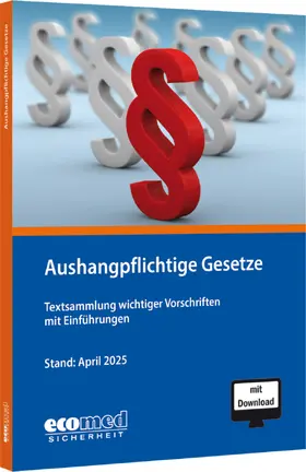 ecomed-Storck GmbH |  Aushangpflichtige Gesetze | Buch |  Sack Fachmedien