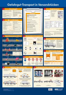 ecomed-Storck GmbH |  Wandtafel Gefahrgut-Transport in Versandstücken | Sonstiges |  Sack Fachmedien