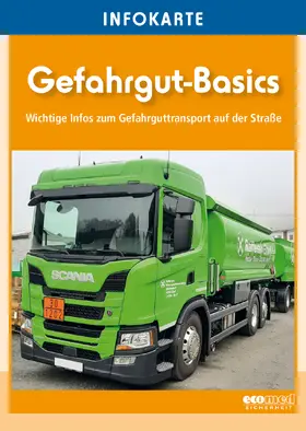 ecomed-Storck GmbH |  Infokarte Gefahrgut-Basics | Buch |  Sack Fachmedien