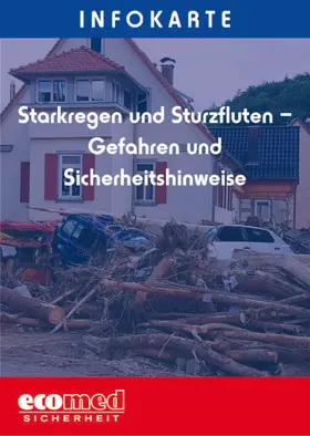 Beyer |  Infokarte Starkregen und Sturzfluten - Gefahren und Sicherheitshinweise | Sonstiges |  Sack Fachmedien