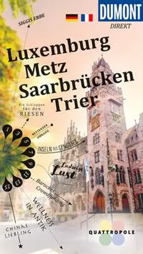 Tiburzy / Felk / Sperk |  DUMONT direkt Reiseführer Luxemburg, Metz, Saarbrücken, Trier | Buch |  Sack Fachmedien
