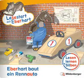 Drecktrah / Brandau |  Lesestart mit Eberhart: Eberhart baut ein Rennauto | Buch |  Sack Fachmedien