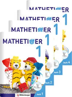 Laubis / Heidenreich / Schnitzer |  Mathetiger 1 - Jahreszeiten-Hefte (4 Hefte). Neubearbeitung | Buch |  Sack Fachmedien
