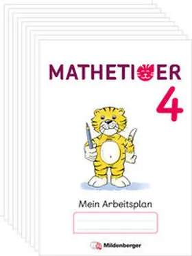 Laubis / Schnitzer |  Mathetiger 4 – Arbeitsplan zur Heftausgabe (VPE 10) | Buch |  Sack Fachmedien