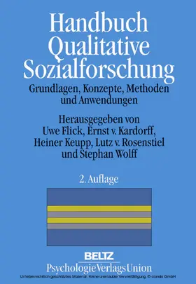 Flick / Kardorff / Keupp |  Handbuch Qualitative Sozialforschung | eBook | Sack Fachmedien