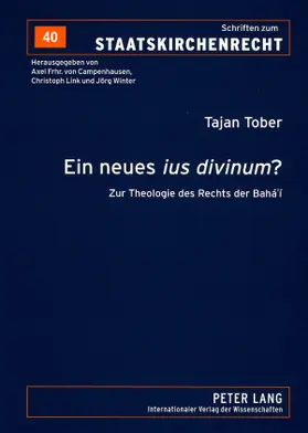 Tober |  Ein neues «ius divinum»? | Buch |  Sack Fachmedien
