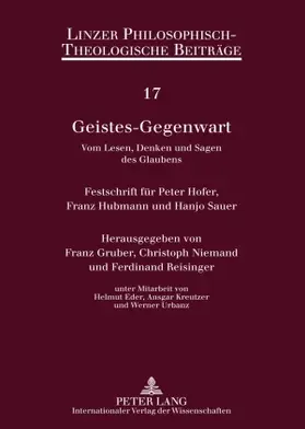 Gruber / Reisinger / Niemand |  Geistes-Gegenwart | Buch |  Sack Fachmedien