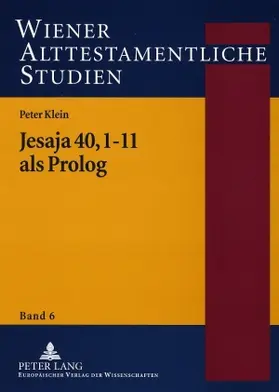 Klein |  Jesaja 40,1-11 als Prolog | Buch |  Sack Fachmedien