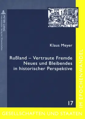 Meyer |  Rußland ¿ Vertraute Fremde | Buch |  Sack Fachmedien