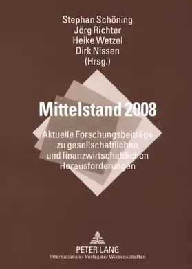 Schöning / Nissen / Wetzel |  Mittelstand 2008 | Buch |  Sack Fachmedien