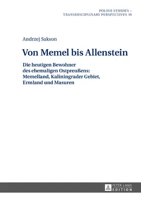 Sakson |  Von Memel bis Allenstein | Buch |  Sack Fachmedien