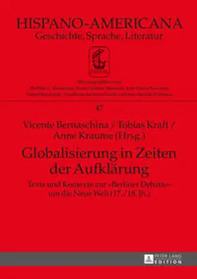 Bernaschina / Kraft / Kraume |  Globalisierung in Zeiten der Aufklärung | Buch |  Sack Fachmedien