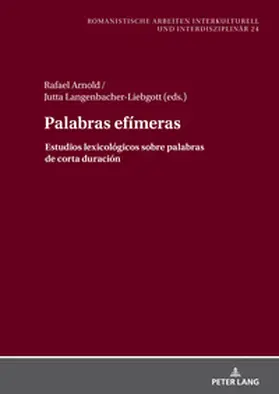 Arnold / Langenbacher-Liebgott |  Palabras efímeras | Buch |  Sack Fachmedien