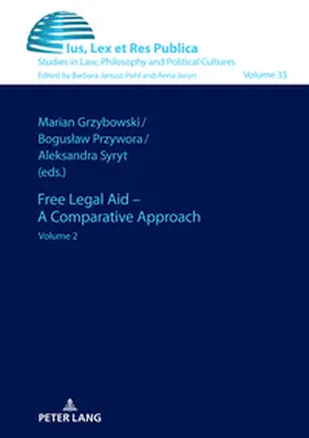 Grzybowski / Syryt / Przywora |  Free Legal Aid - A Comparative Approach | Buch |  Sack Fachmedien