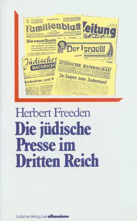 Freeden |  Die jüdische Presse im Dritten Reich | Buch |  Sack Fachmedien
