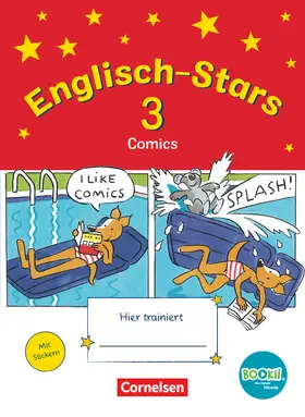 Gleich / Reindl / Schmidt |  Englisch-Stars - BOOKii-Ausgabe - 3. Schuljahr. Comics. Übungsheft mit Lösungen | Buch |  Sack Fachmedien