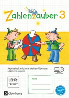 Betz / Dolenc-Petz / Bezold |  Zahlenzauber 3. Schuljahr - Allgemeine Ausgabe - Arbeitsheft mit interaktiven Übungen auf scook.de | Buch |  Sack Fachmedien